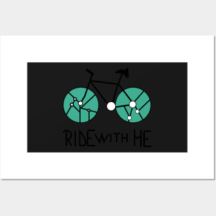 Ride with me Posters and Art